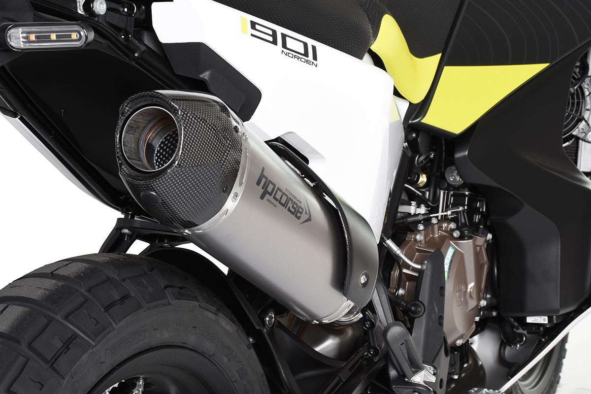 HPCorse - SP-1 Carbon Short Exhaust for Husqvarna Norden 901