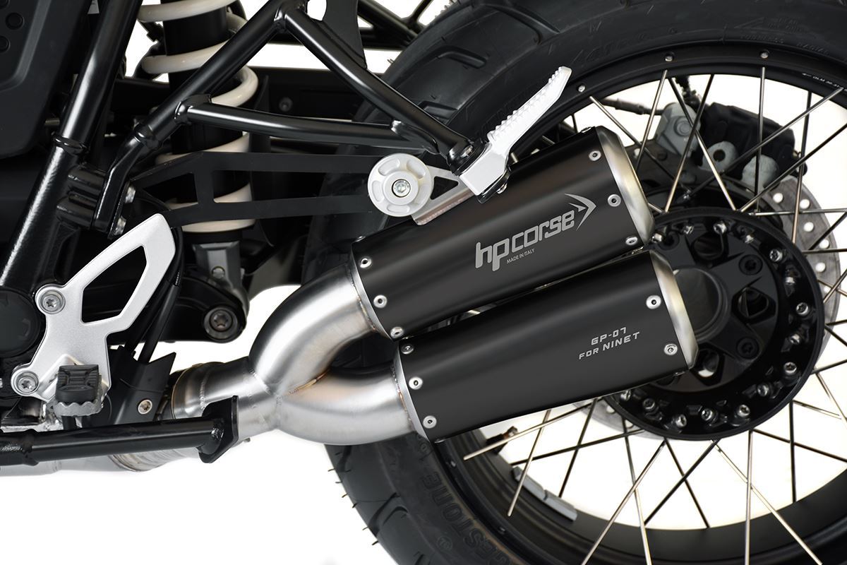 HPCorse - 1 into 2 GP07 Exhaust for BMW R Nine T 2021-Up