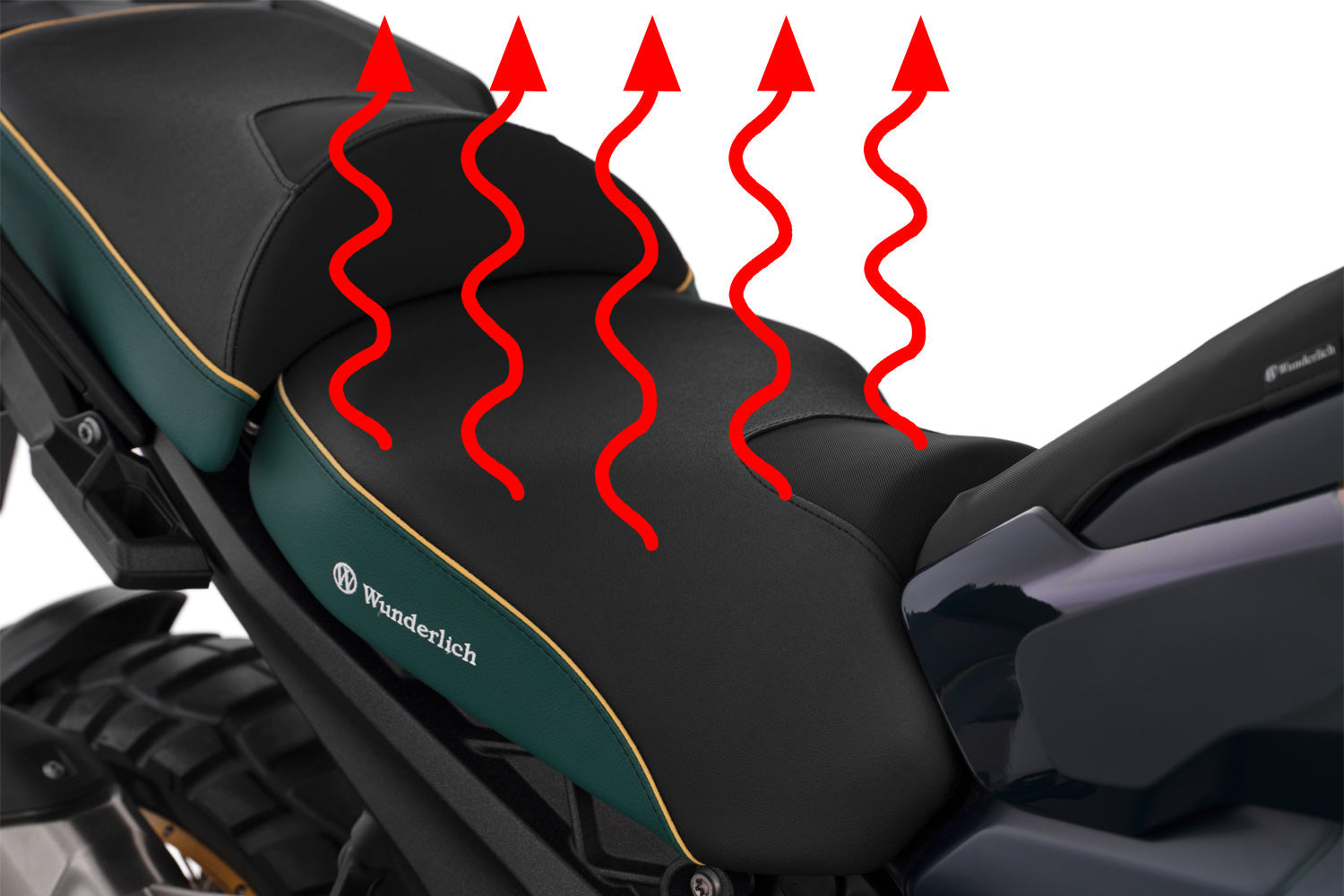 Wunderlich AKTIVKOMFORT rider seat - with seat heating Smart Plug & Play R 1300 GS-13112-004