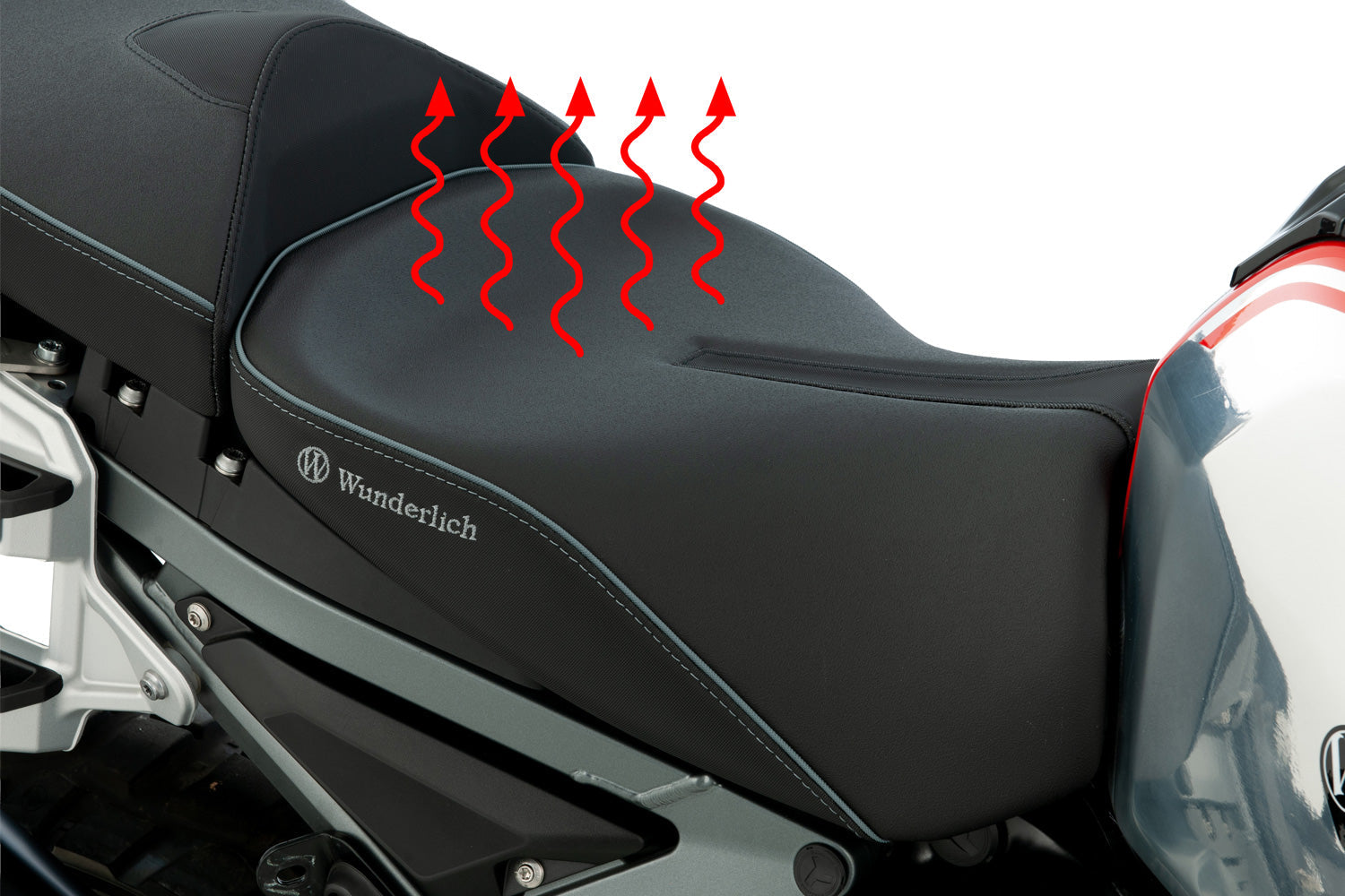 Wunderlich AKTIVKOMFORT Rider Seat with Smart Plug & Play Seat Heating R 1300 GS Adv.-13135-002