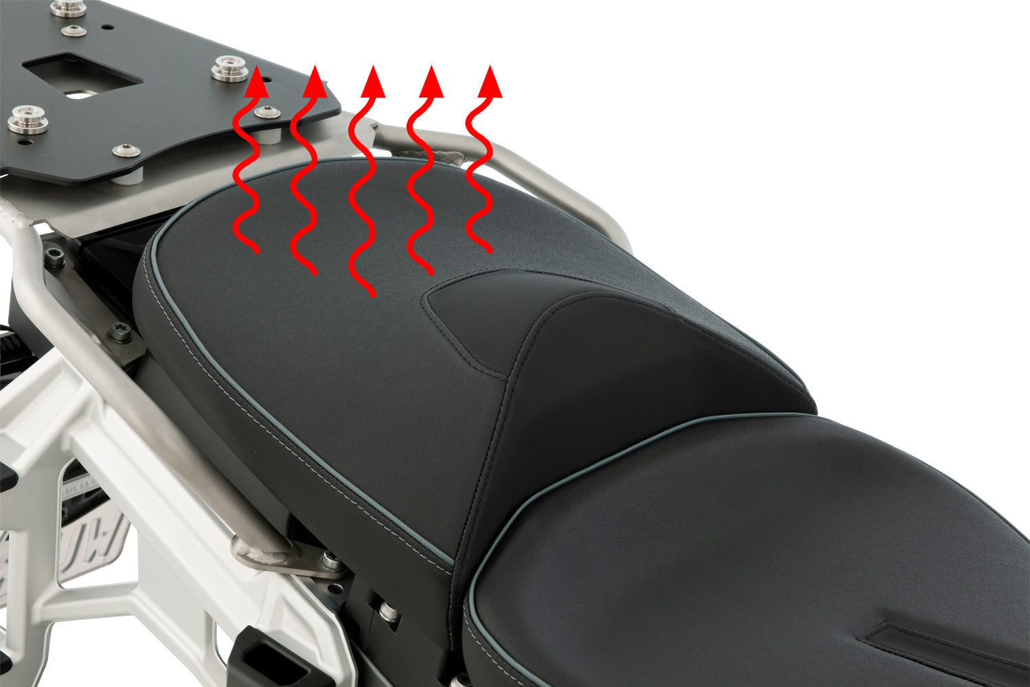 Wunderlich Passenger Seat AKTIVKOMFORT with Seat Heating Smart Plug & Play R 1300 GS Adventure-13137-002