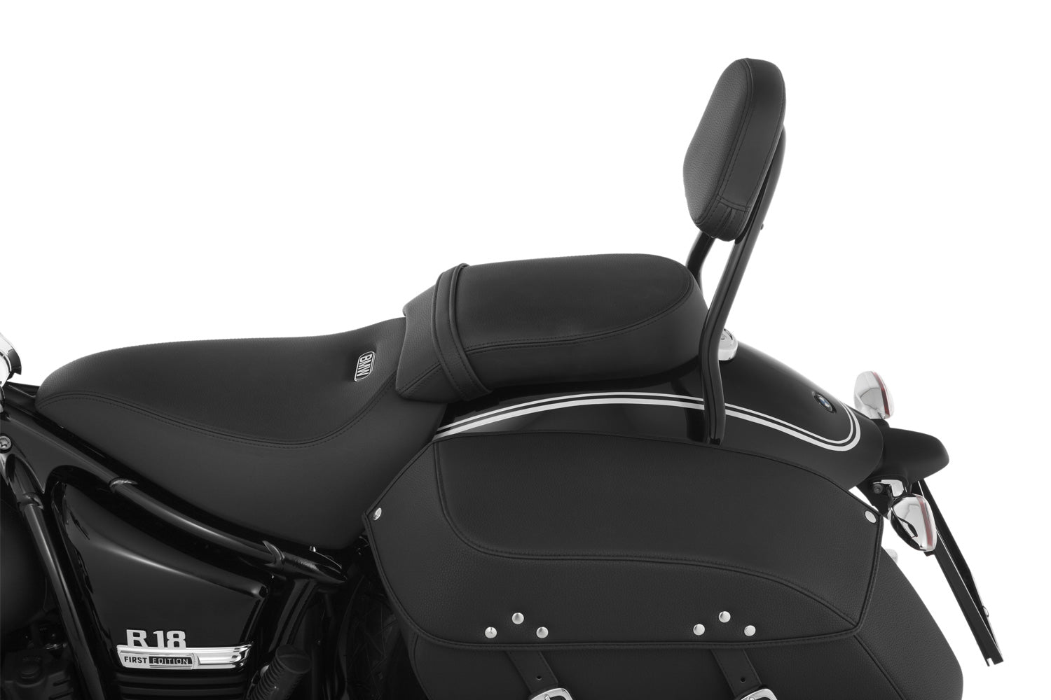 Adapter set for back support in combination with original saddle bags-18111-000