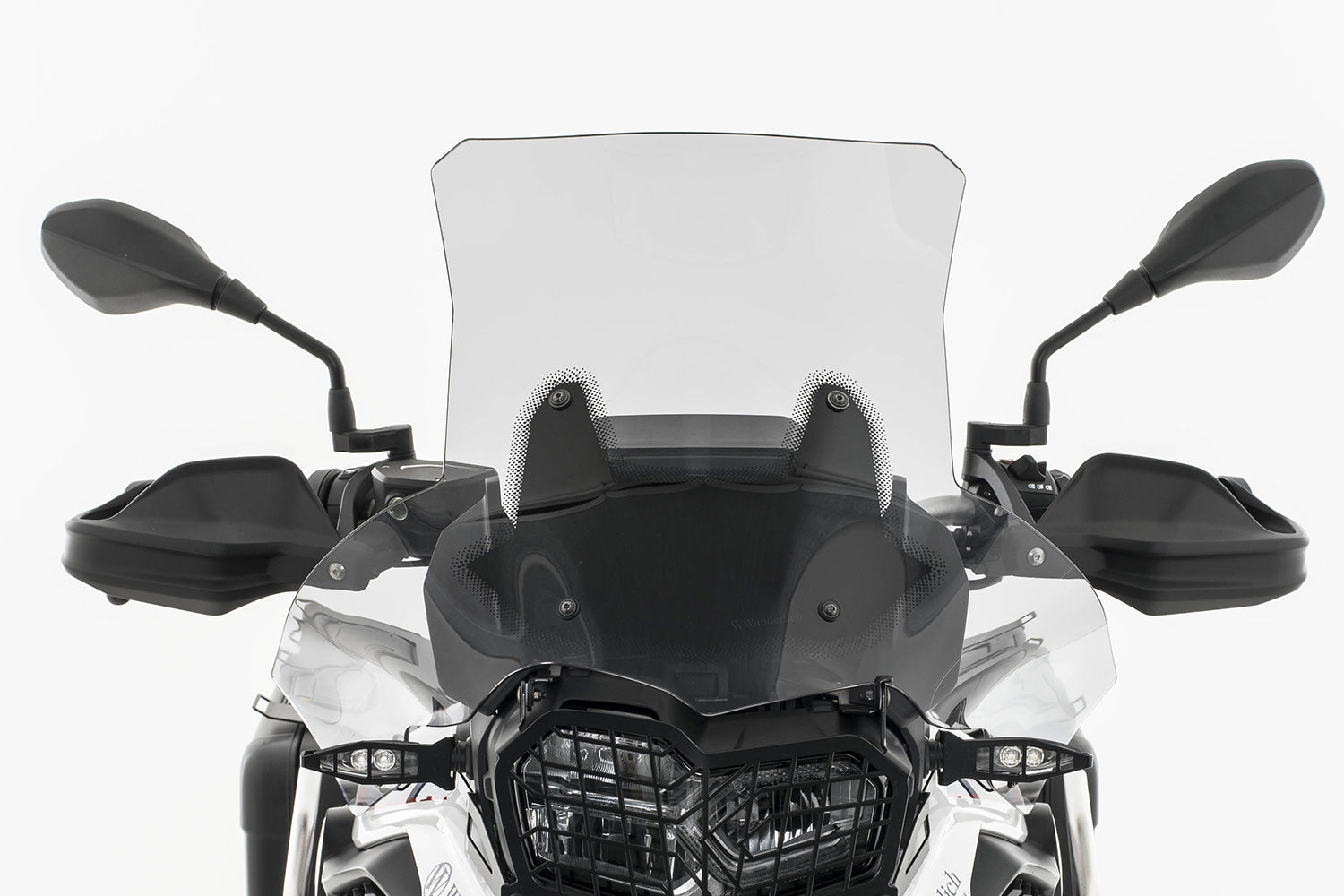 Wunderlich windshield »EXTREME« extremely long bracket, transparent
