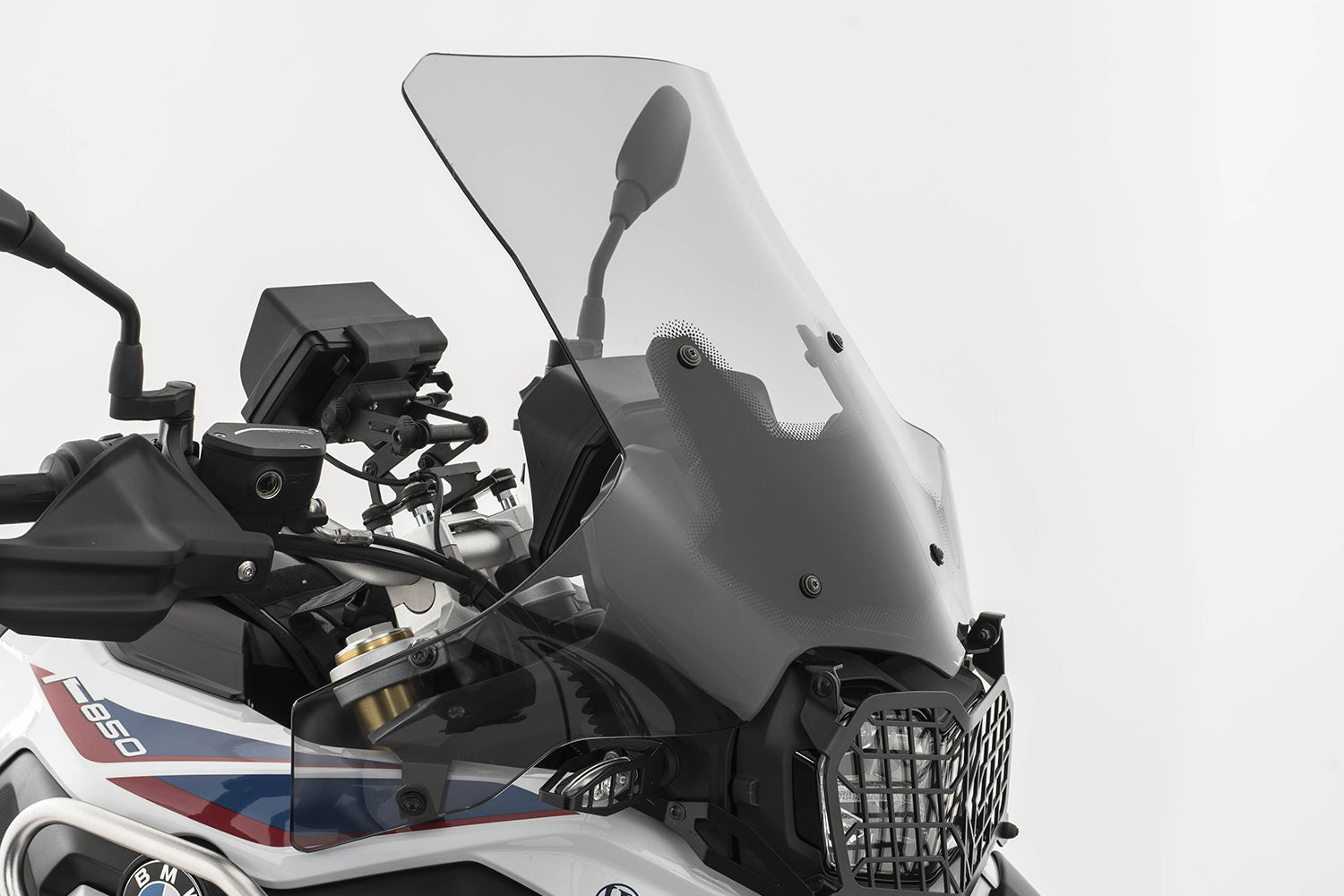 Wunderlich windshield »EXTREME« extremely long bracket, transparent
