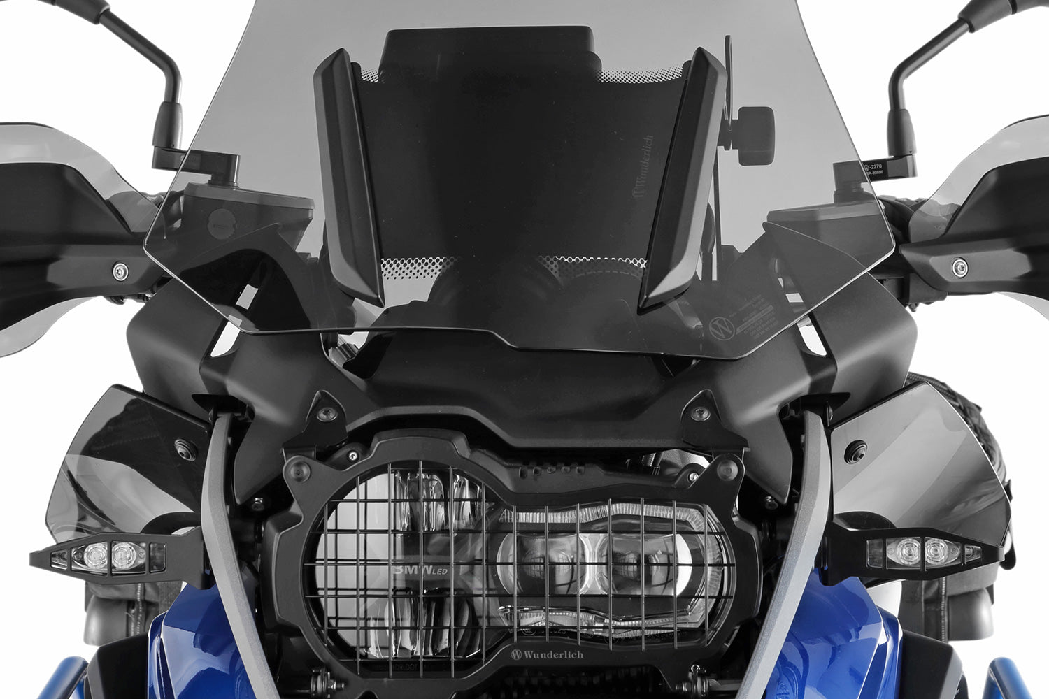 Flaps R 1200 GS LC (2017 -) and R 1250 GS protect the GS rider effectively from wind and weather