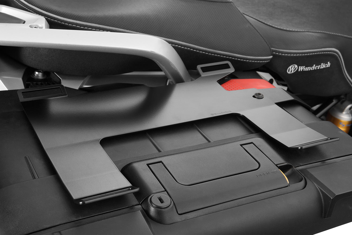 Wunderlich luggage rail for original Vario case R 1200/1250 GS LC black