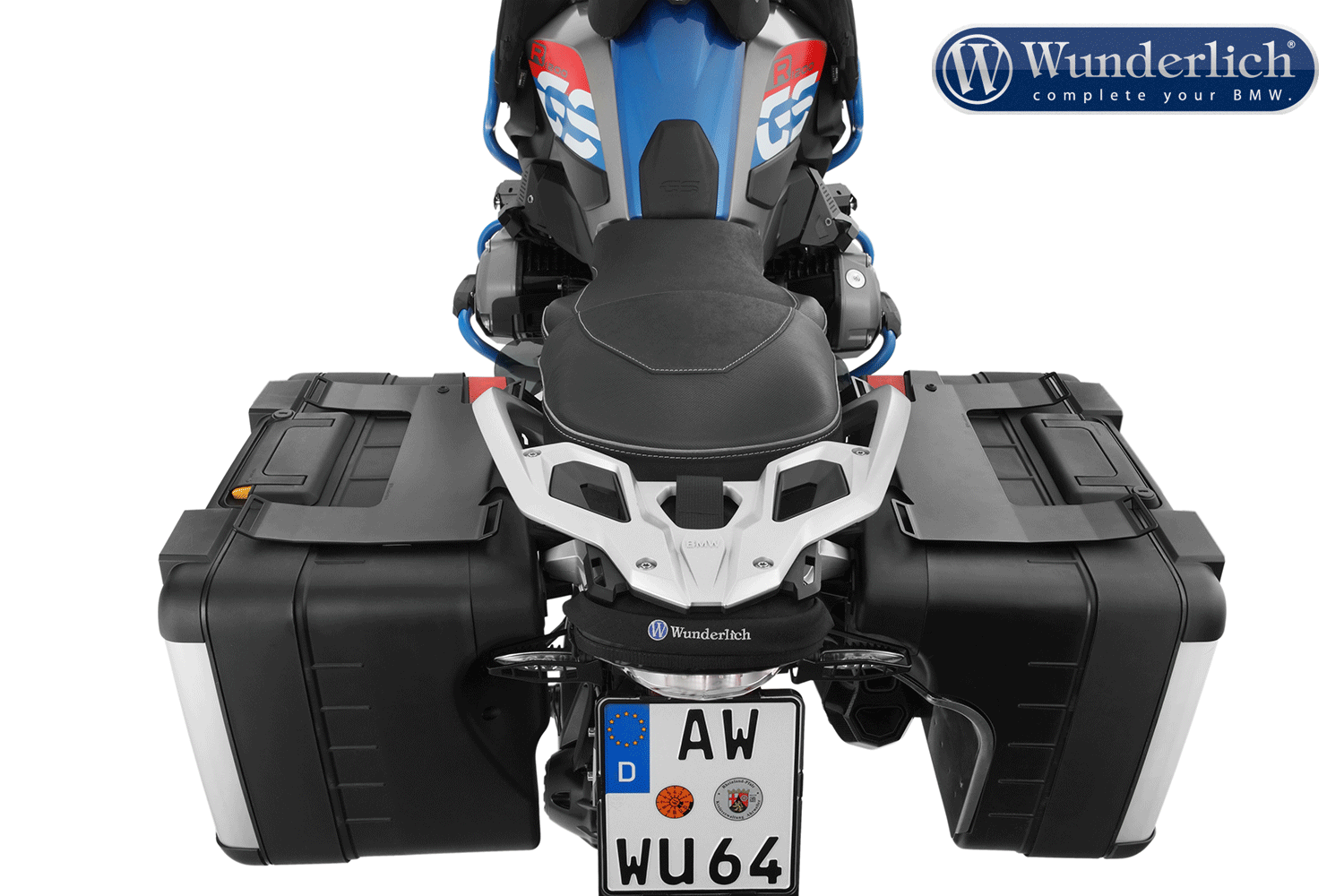 Wunderlich luggage rail for original Vario case R 1200/1250 GS LC black