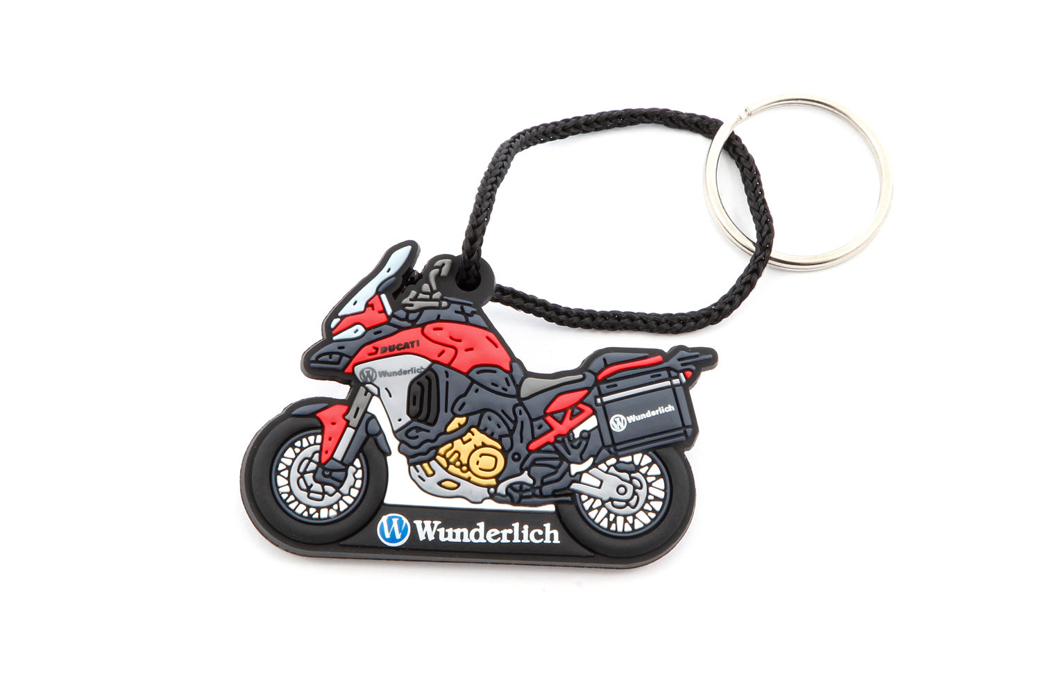 Colourful 3D key ring for your Multistrada V4