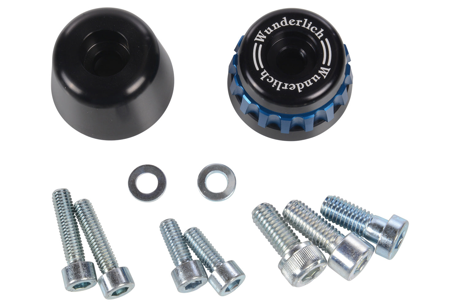 The black Wunderlich Cruise Control for BMW motorcycles is the inexpensive and practical alternative to electronic speed regulation.