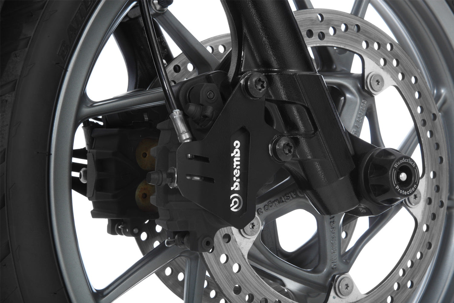 Wunderlich Brake caliper cover F 750, 850 and 900 GS - complete your BMW ✔ Premium components ✔ Integrated design ➜ Order now