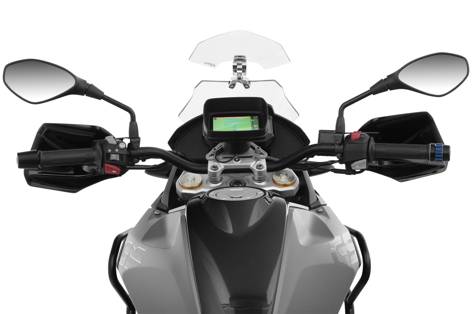 These hand guards offer maximum protection from cold, rain, or dirt.