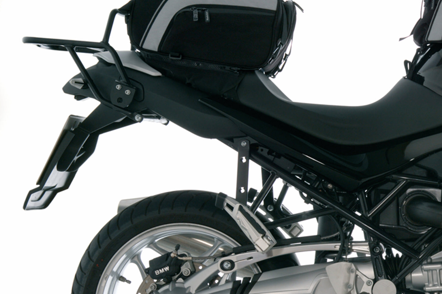 Wunderlich »EXTENDA FENDER« for rear with BMW emblem - The perfect splash guard for the BMW R1200GS LC