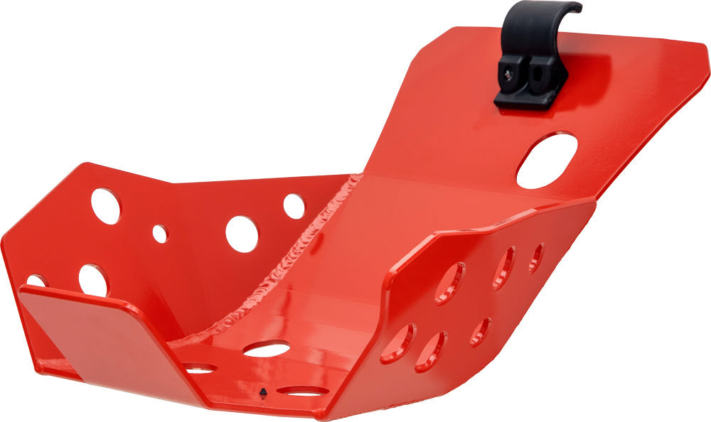 Crosspro - Aluminum Enduro Engine Guard For Husaberg TE 250, TE 300, Husqvarna TE 250, TE 300, KTM 250 EXC, 300 EXC, 250 XC-W, 300 XC-W-Red