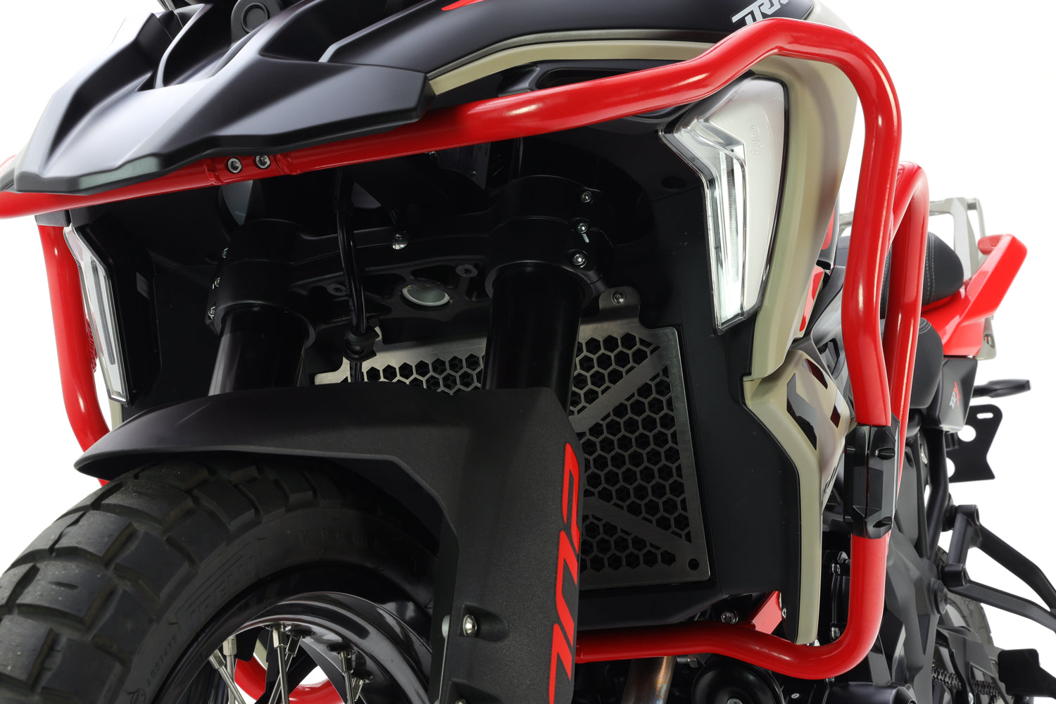 Crosspro - Aluminum Trail Crash Bar For Benelli TRK 702 X-Red