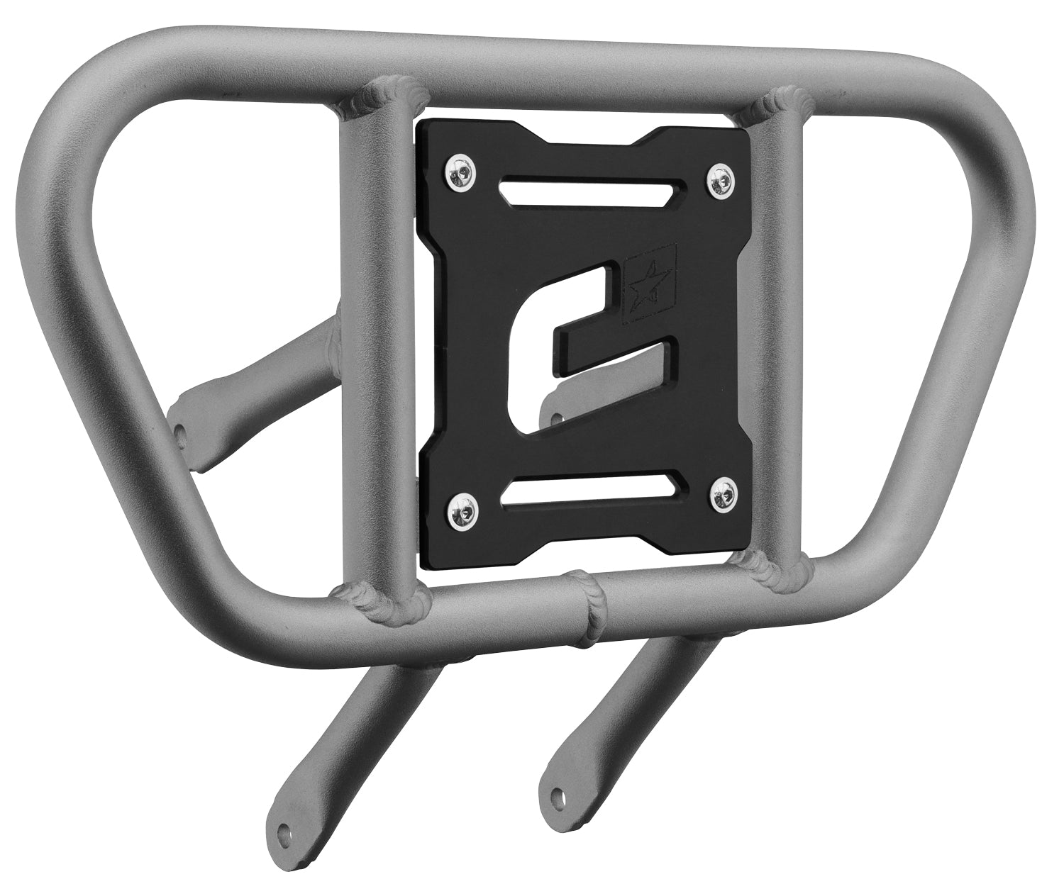 Crosspro - Front Bumper CR01 For Suzuki LT-R 450-Ice Polish Tube / Black Plate
