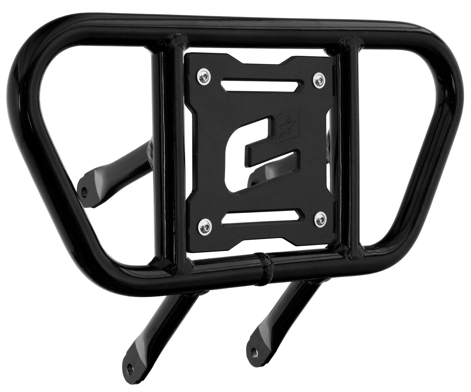 Crosspro - Front Bumper CR01 For Suzuki LT-R 450-Black Tube / Black Plate