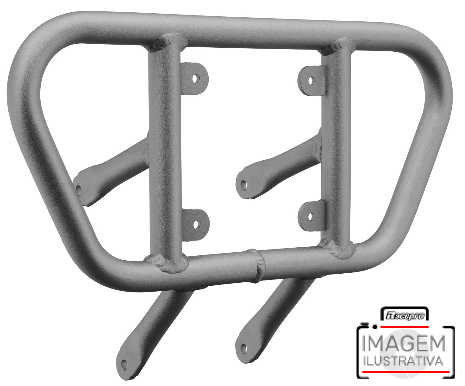 Crosspro - Tube for Front Bumper CR01 For Yamaha YFZ 450-Ice Polish Tube