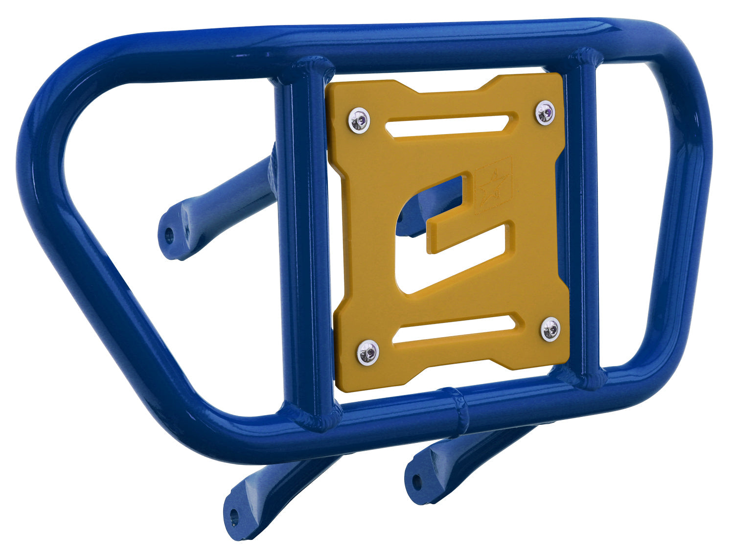 Crosspro - Front Bumper CR02 For Suzuki LT-R 450-Blue Tube / Yellow Plate