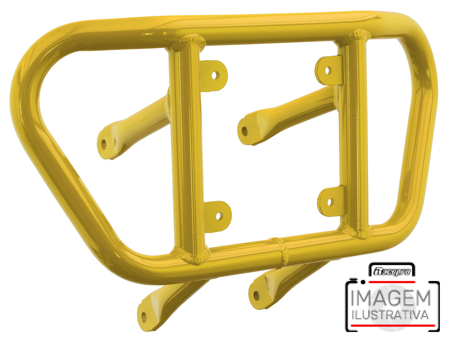 Crosspro - Tube for Front Bumper CR02 For Kawasaki KFX 450R-Yellow Tube