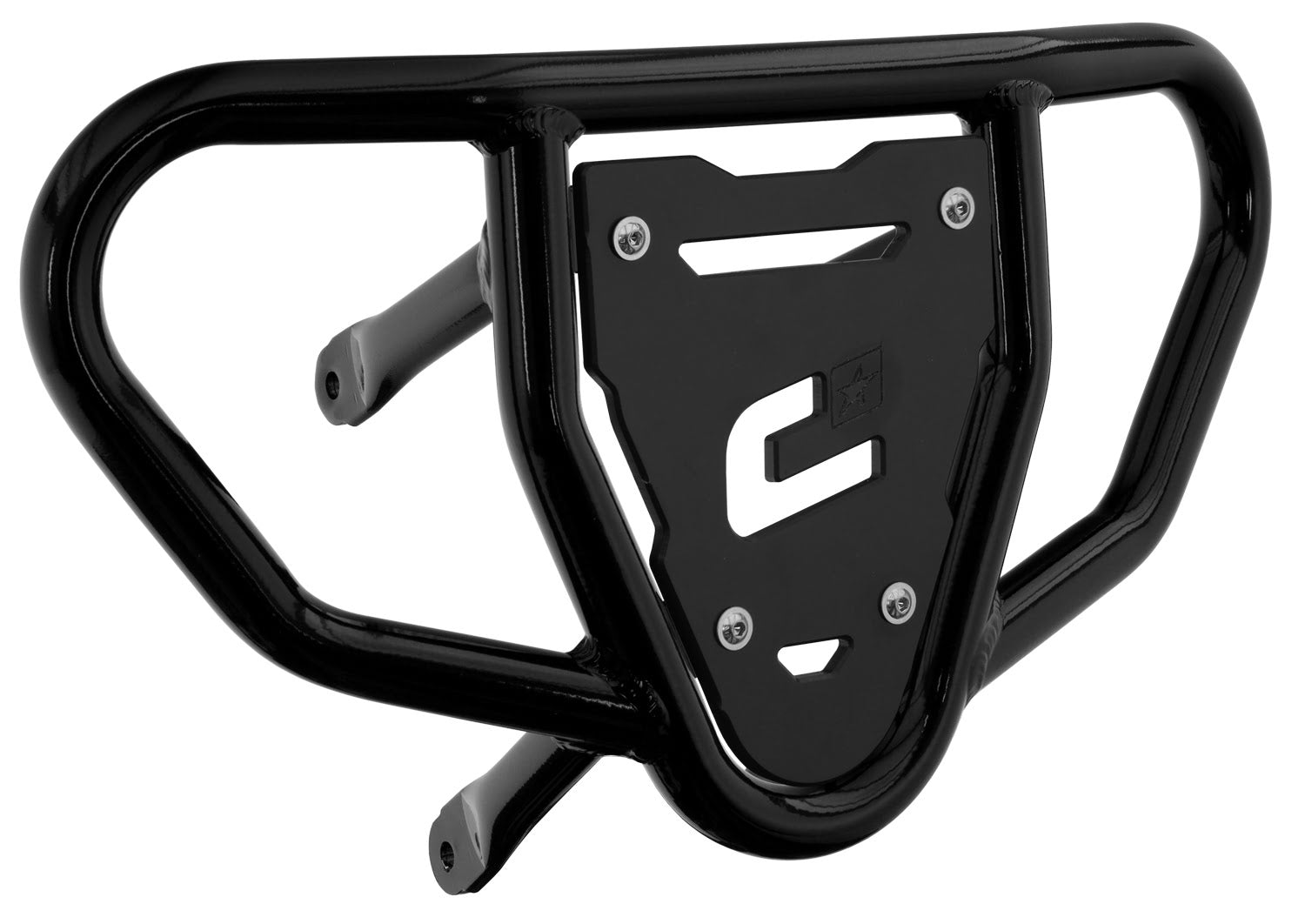 Crosspro - Front Bumper CR03 For Suzuki LT-R 450-Black Tube / Black Plate