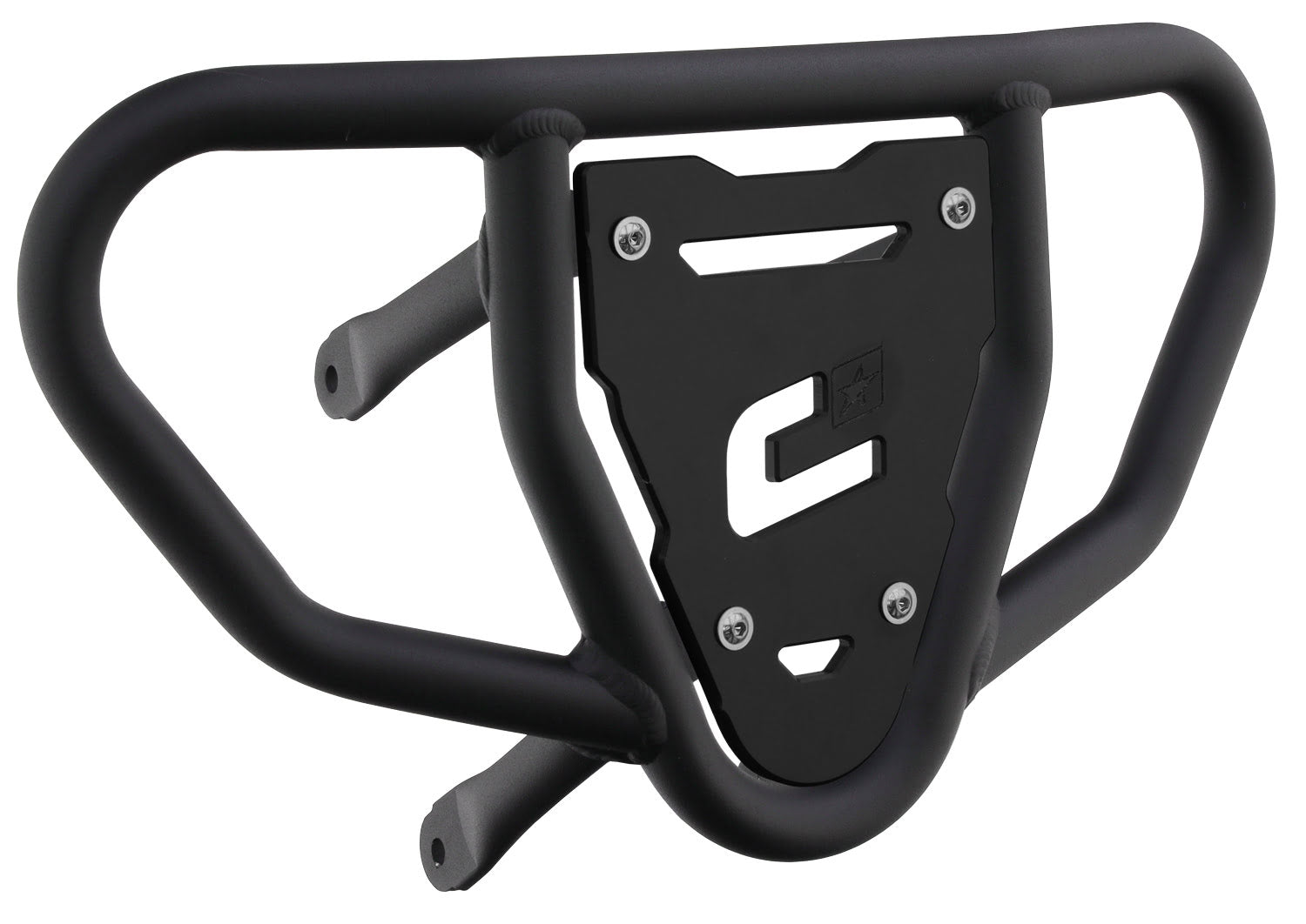 Crosspro - Front Bumper CR03 For Suzuki LT-R 450-Textured Black Tube / Black Plate