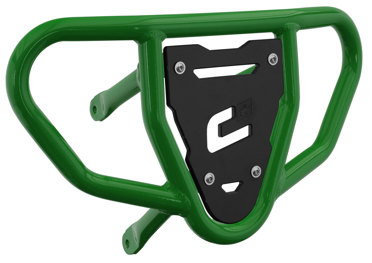 Crosspro - Front Bumper CR03 For Suzuki LT-R 450-Green Tube / Black Plate