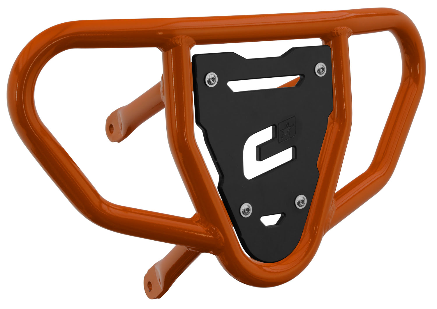 Crosspro - Front Bumper CR03 For Suzuki LT-R 450-Orange Tube / Black Plate