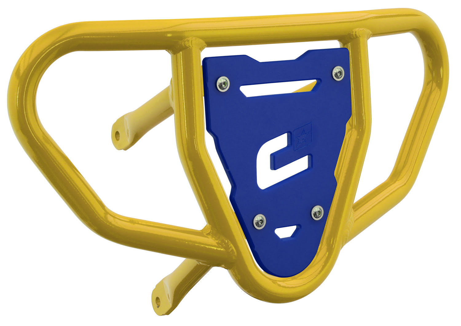 Crosspro - Front Bumper CR03 For Suzuki LT-R 450-Yellow Tube / Blue Plate