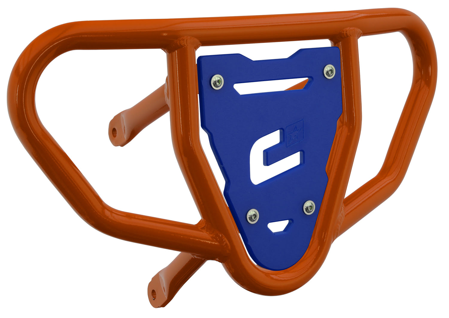 Crosspro - Front Bumper CR03 For Suzuki LT-R 450-Orange Tube / Blue Plate