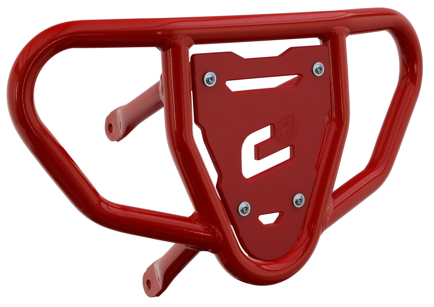Crosspro - Front Bumper CR03 For Suzuki LT-R 450-Red Tube / Red Plate