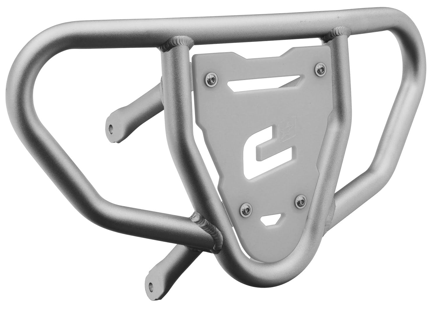 Crosspro - Front Bumper CR03 For Suzuki LT-R 450-Ice Polish Tube / White Plate
