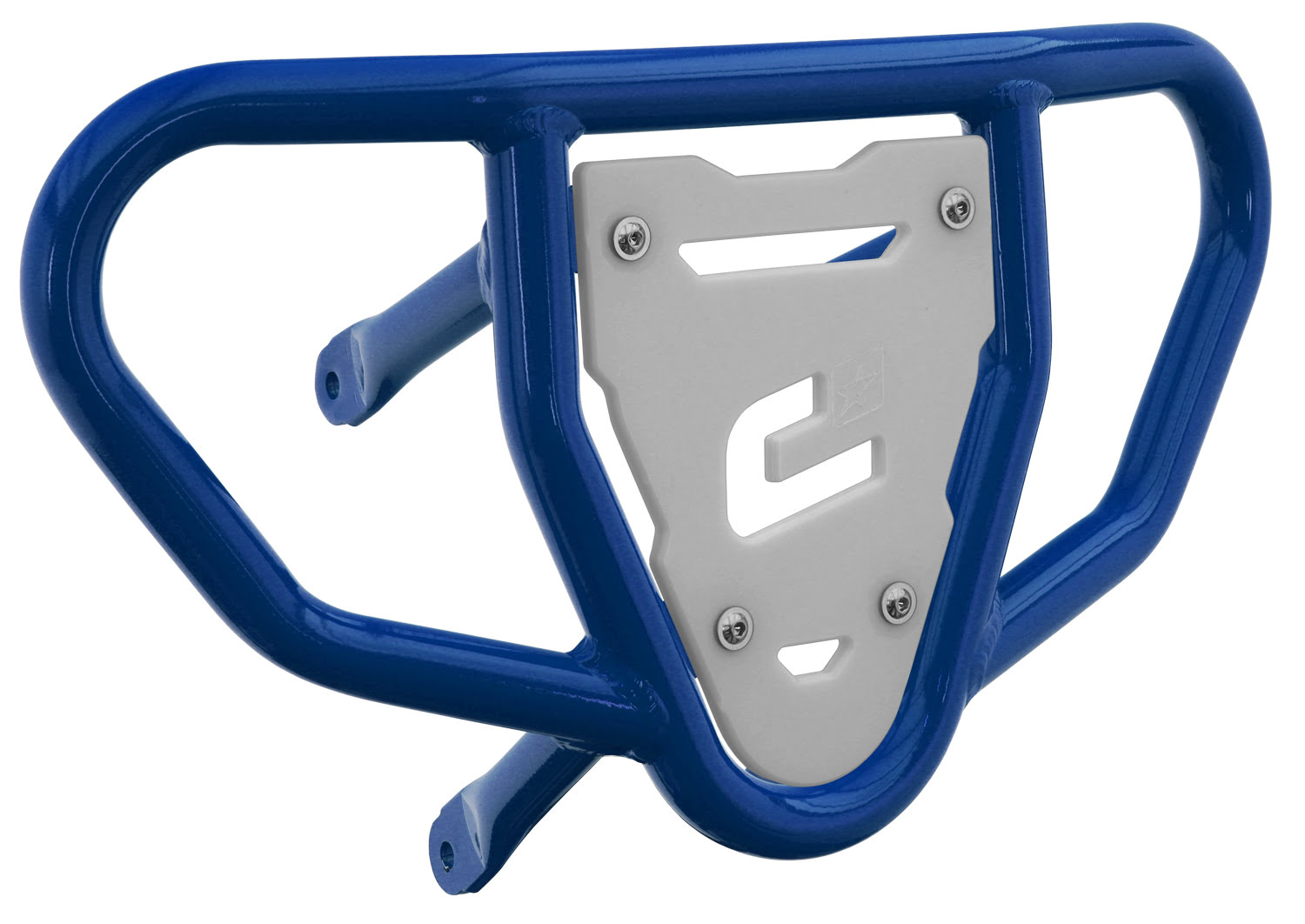 Crosspro - Front Bumper CR03 For Suzuki LT-R 450-Blue Tube / White Plate