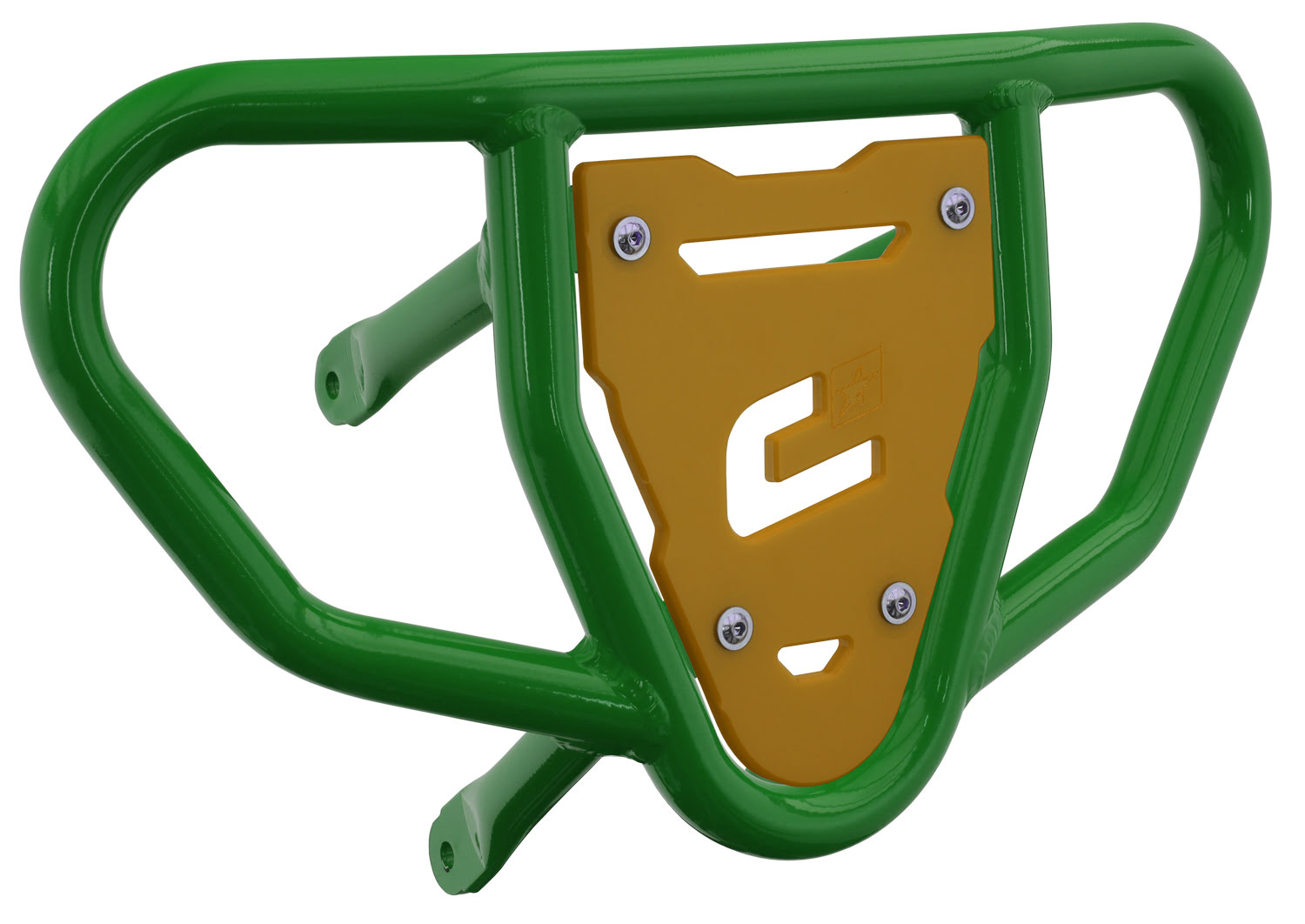 Crosspro - Front Bumper CR03 For Suzuki LT-R 450-Green Tube / Yellow Plate