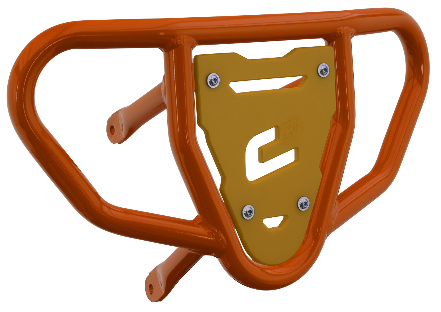 Crosspro - Front Bumper CR03 For Suzuki LT-R 450-Orange Tube / Yellow Plate