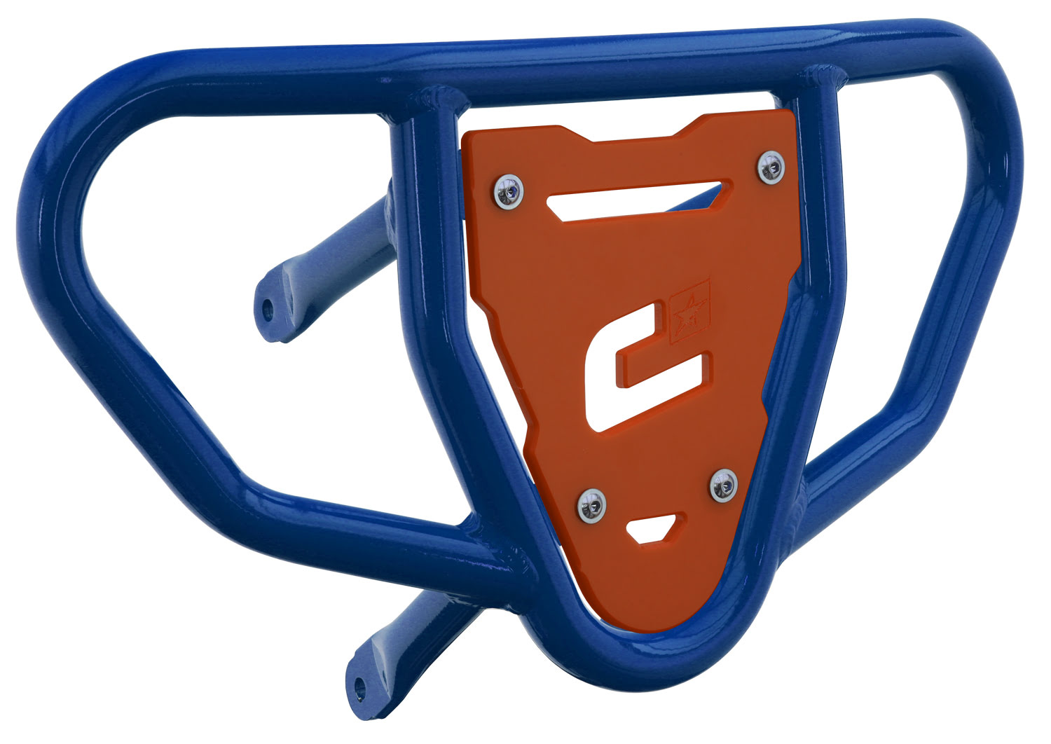 Crosspro - Front Bumper CR03 For Suzuki LT-R 450-Blue Tube / Orange Plate