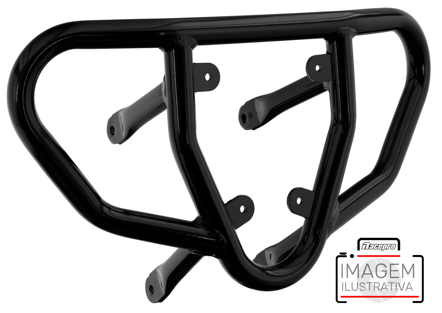 Crosspro - Tube for Front Bumper CR03 For Yamaha YFM 660 Raptor-Black Tube
