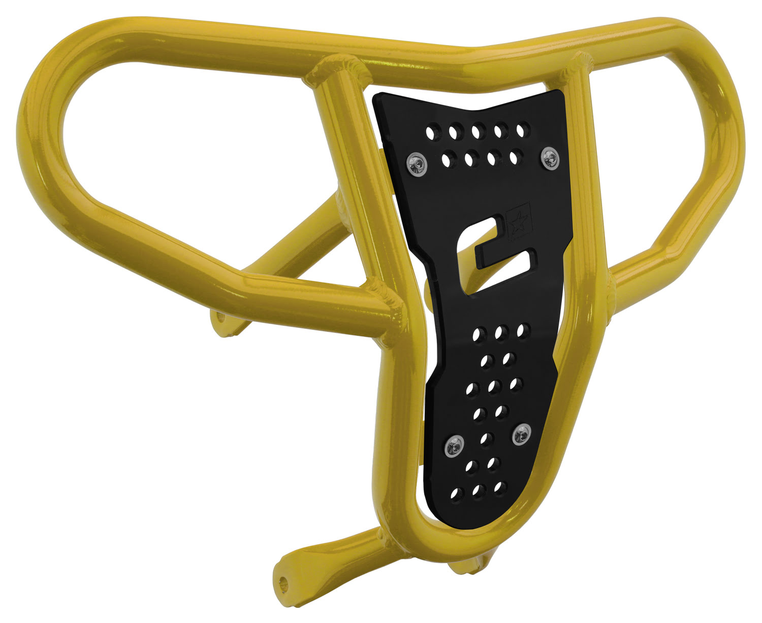 Crosspro - Front Bumper CR04 For Suzuki LT-R 450-Yellow Tube / Black Plate