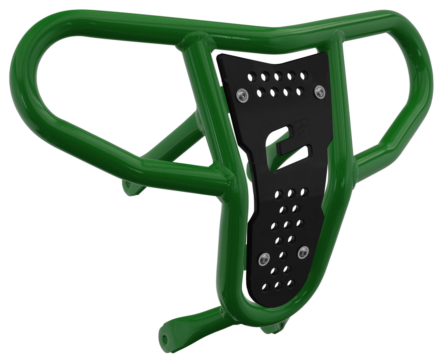 Crosspro - Front Bumper CR04 For Suzuki LT-R 450-Green Tube / Black Plate