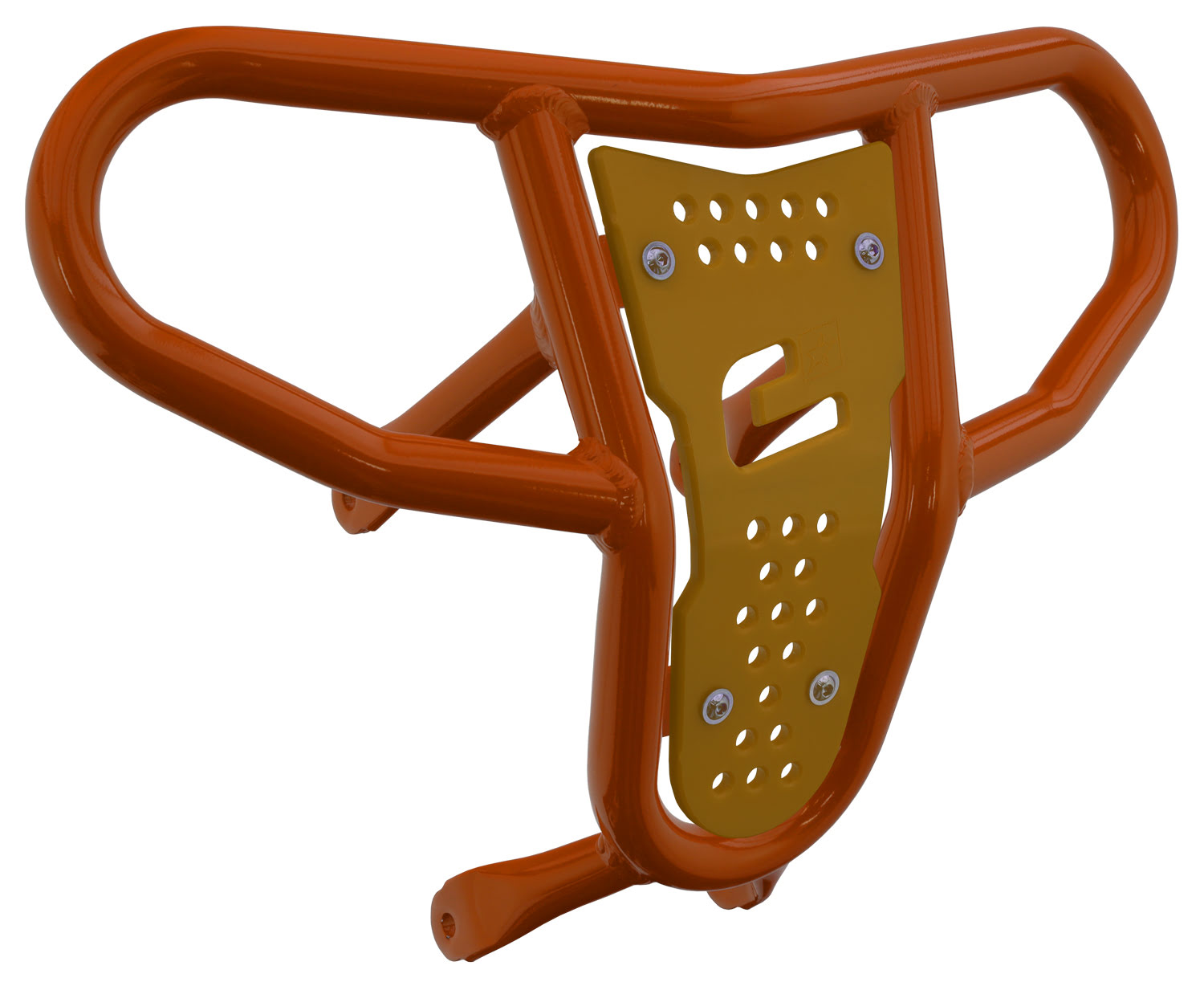 Crosspro - Front Bumper CR04 For Suzuki LT-R 450-Orange Tube / Yellow Plate
