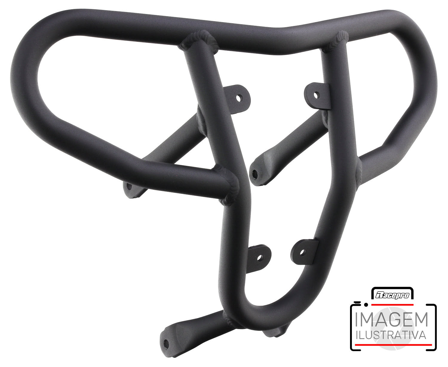 Crosspro - Tube for Front Bumper CR04 For Yamaha YFM 700 Raptor-Textured Black Tube