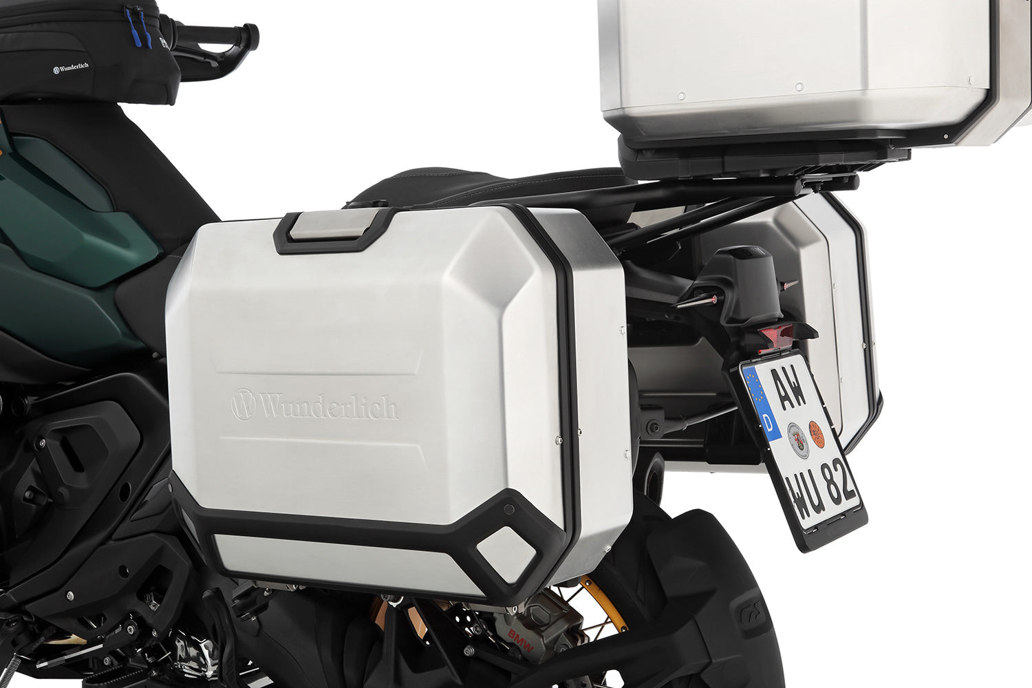 Wunderlich Case Set X-CASE X36 Aluminium with lock that can be coded-30166-200