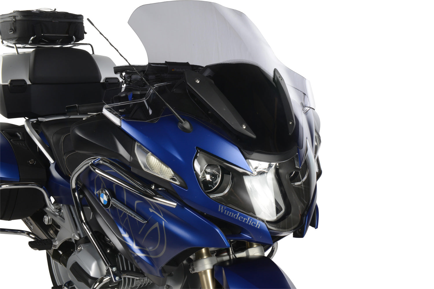 Wunderlich Touring Screen R 1200/1250 RT LC smoked grey.A luxury touring screen for Tourers.Optimal relief of head,upper body and shoulders