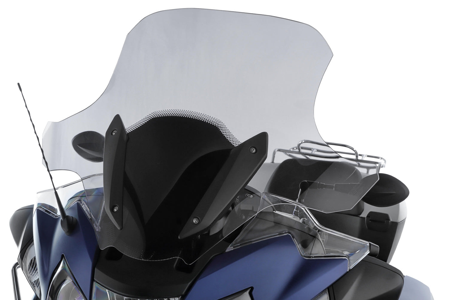 Wunderlich Touring Screen R 1200/1250 RT LC smoked grey.A luxury touring screen for Tourers.Optimal relief of head,upper body and shoulders