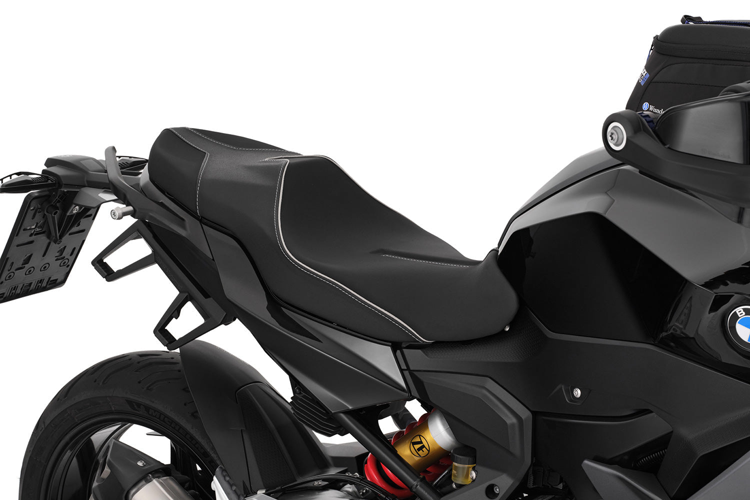 Wunderlich seat »ACTIVE COMFORT« deep for F 750/850 GS is designed according to ergonomic factors, comfort and quality