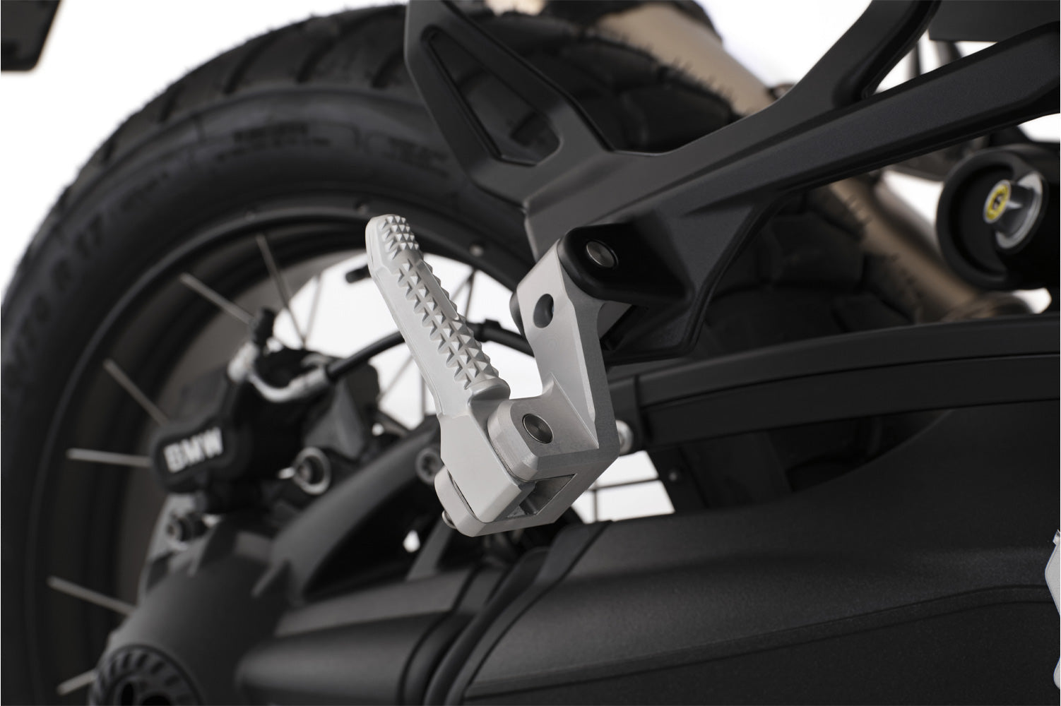 Approx. 45 mm lower compared to the position of the original footrests