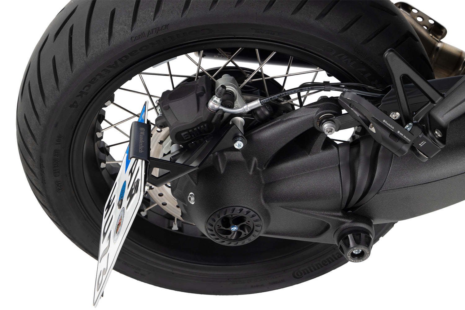Wunderlich Number Plate Holder LOW R12 - Wunderlich ✔ Premium components ✔ Integrated design ➜ Order now