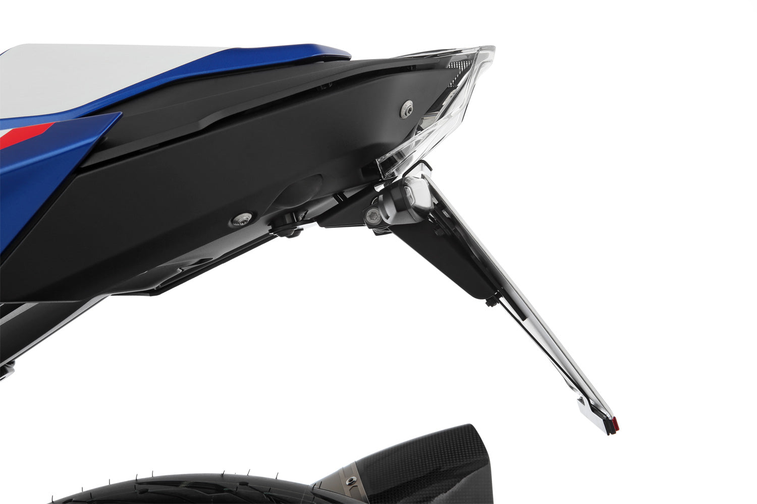 Lightweight, sophisticated and elegant – a stark contrast to the cumbersome original. Wunderlich Tail ConversionLicence Plate Holder »SPORT«