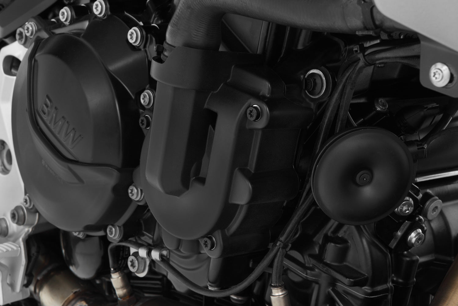 Secure, reliable protection for the water pump during falls, mishaps and mechanical stress