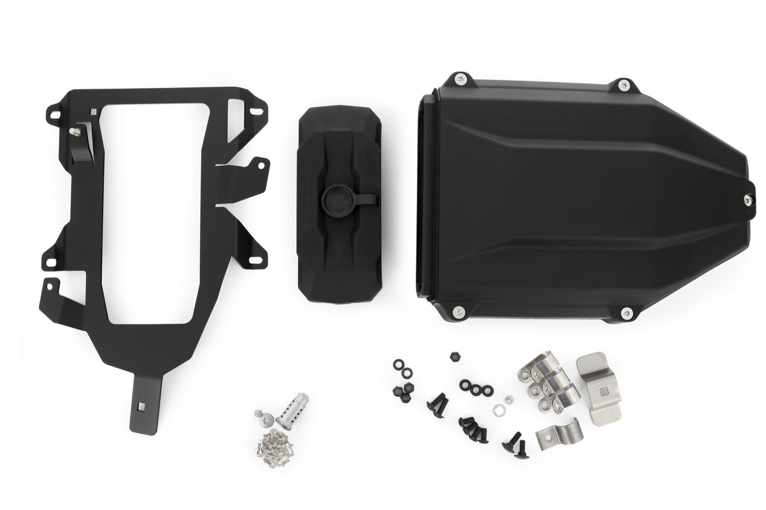Tailored tool box for various bits and pieces - Space-saving, integrated mounting on the left of the original case carrier!
