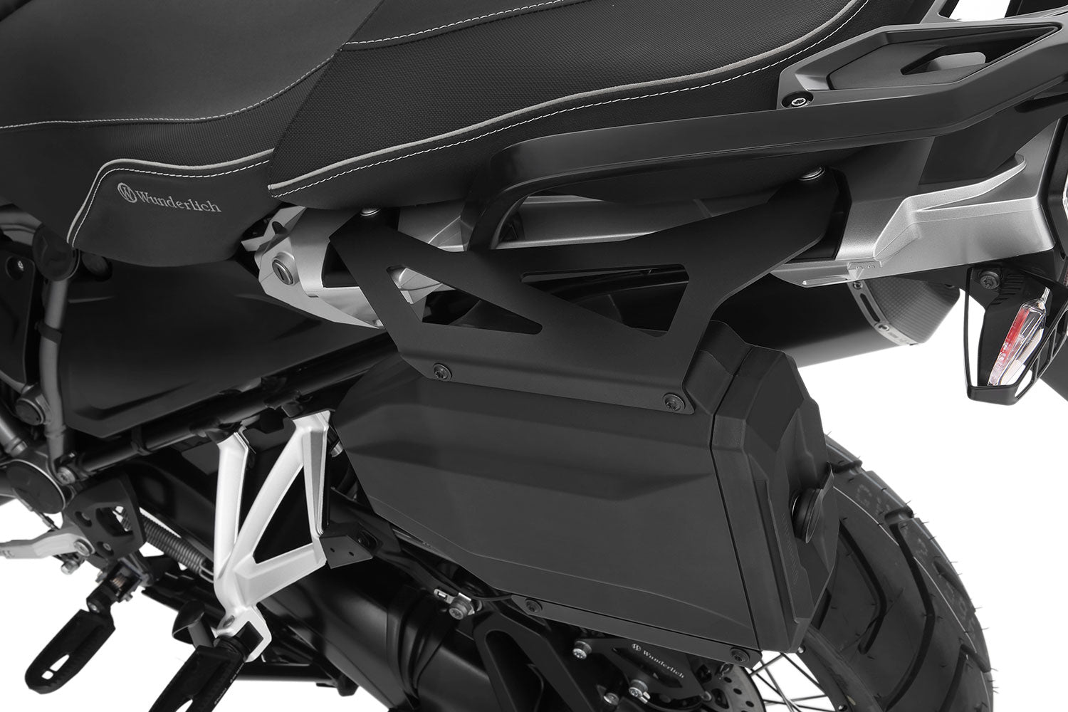 Tailored tool box for various bits and pieces for BMW models without a case carrier